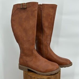 10W Tall Brown Riding Boots NWOT